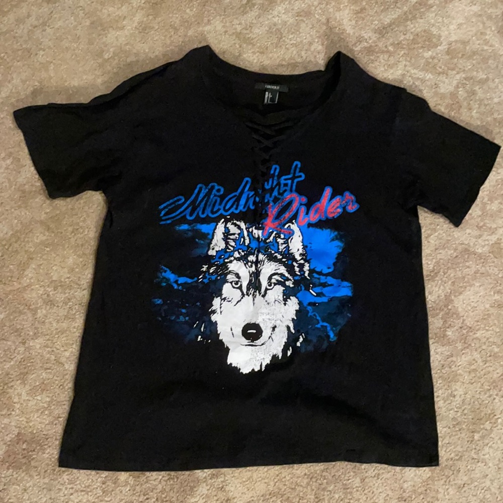 forever 21 “Midnight Rider” graphic tee